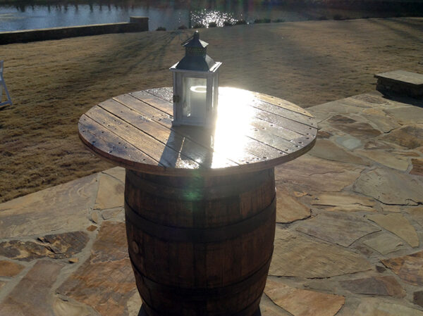 36" Whiskey Barrel Table