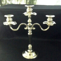 Candle Holders – Silver (3 Light)