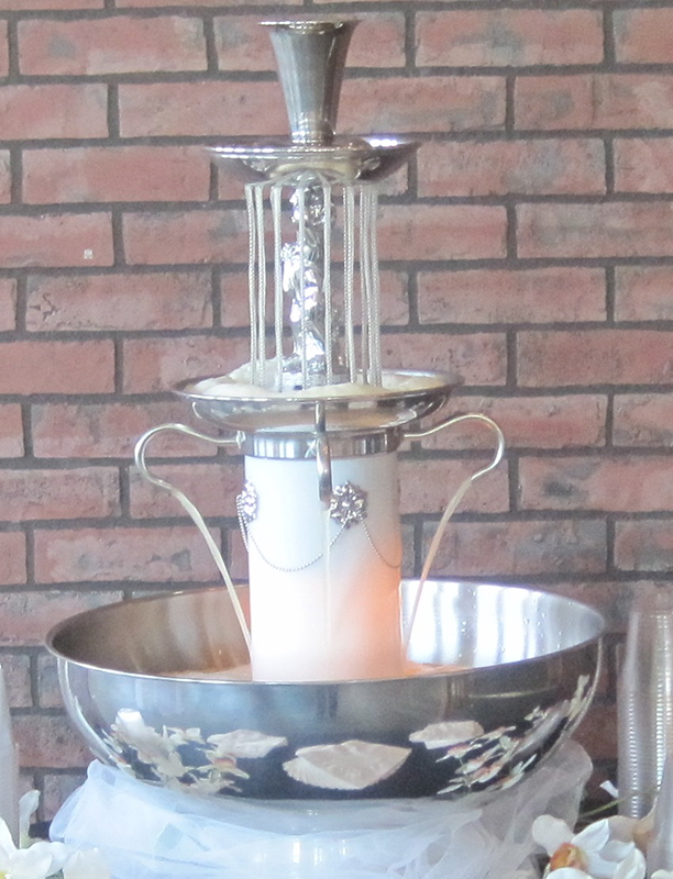 Champagne Fountain, 3 Gallon Silver