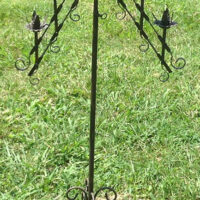 Candelabra – 7 Light Adjustable – Silver or Rustic