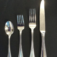 Stainless Beaded Flatware (per piece)- Dinner Fork