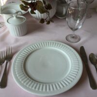 Majestic White China – 10″ Dinner Plate