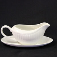 Majestic White China – Gravy Boat