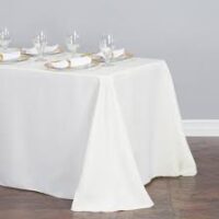 90″ X 156″ ~ 8′ Table (Linens require 2 wks notice & pre-payment)