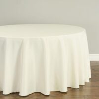 90″ Round ~ 30″ Table (Linens require 2 wks notice & pre-payment)
