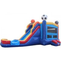 TEMPORARILY UNAVAILABLE Sports Water Slide & Bounce House  Combo TEMPORARILY UNAVAILABLE