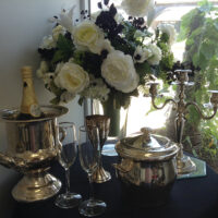 Bride & Groom Toasting Glasses