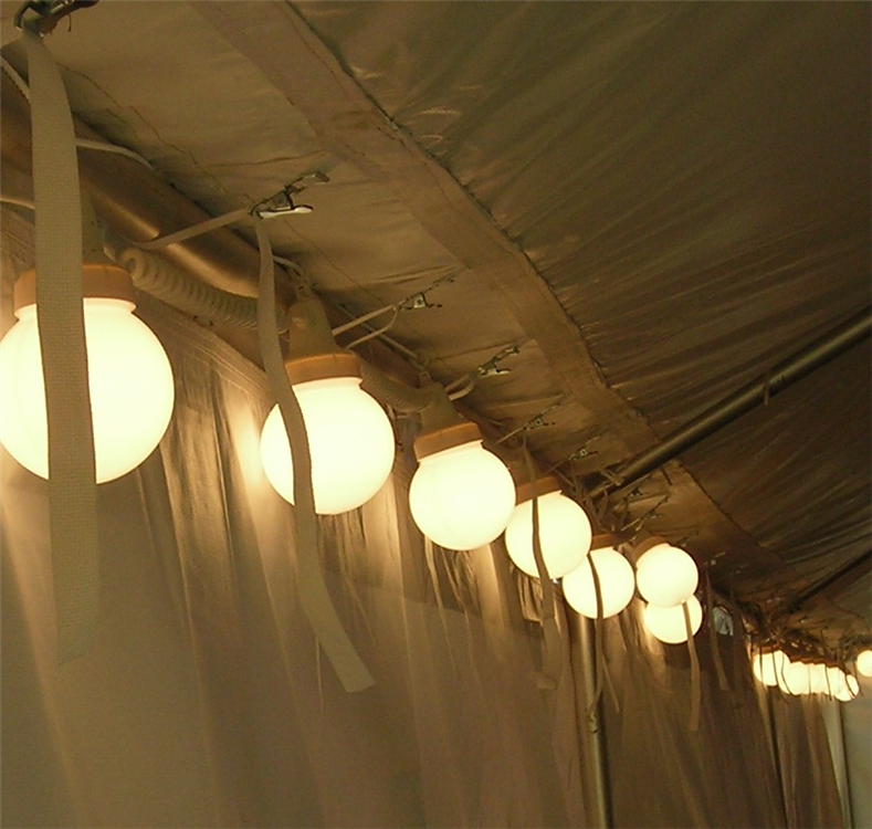 Tent Lighting (per linear foot)