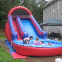 Water Slide with Pool -14′