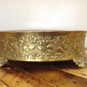 Brass Cake Plateau