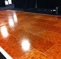 Indoor/Outdoor Dance Floor-Parquet (per sq foot) Click for size & set up details