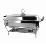 8 QT Royal Chafing Dish (Requires 2 Sterno, not included)